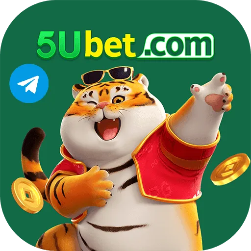 Imagem promovendo o canal oficial da 5ubet no Telegram
